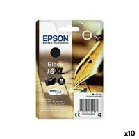 Originele inkt cartridge Epson Nº16XL Zwart (10 Stuks)