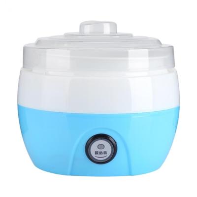 Elektrische automatische yoghurt maker machine yoghurt DIY tool Kithchen plastic container 220V capaciteit: 1L (blauw)