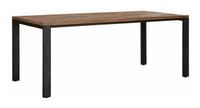 DTP Home Eettafel Tracks Teakhout, 200 x 90cm - Bruin - thumbnail