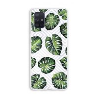 Geometrische jungle: Galaxy A71 Transparant Hoesje