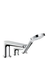 Hansgrohe Talis E Afdekset 3-gats Badrandcombinatie Chroom