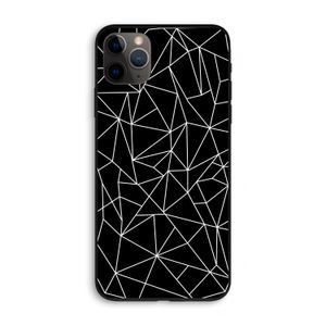 Geometrische lijnen wit: iPhone 11 Pro Max Biologisch afbreekbaar hoesje