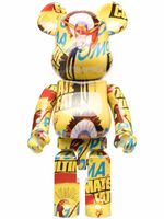 MEDICOM TOY Andy Warhol x Basquiat figurine Be@rbrick - Jaune - thumbnail