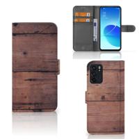 OPPO Reno6 5G | Book Style Case | Old Wood