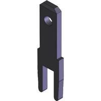 Vogt Verbindungstechnik 3785c08.68 Plug-tong Insteekbreedte: 2.8 mm Insteekdikte: 0.8 mm 180 ° Ongeïsoleerd Metaal 100 stuk(s)