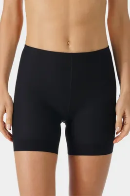 Corrigerende boxershort - Daily Shape Nova Retro - katoenen shapewear boxershort - Zwart - Huidskleur