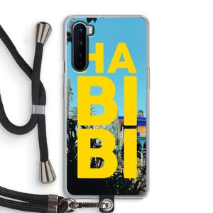 Habibi Majorelle : OnePlus Nord Transparant Hoesje met koord