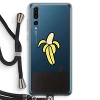 Banana: Huawei P20 Pro Transparant Hoesje met koord Banana: Huawei P20 Pro Transparant Hoesje met koord
