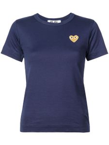 Comme Des Garçons Play t-shirt Gold Heart - Bleu