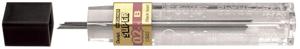 Pentel potloodstiften, 0,2 mm, B, etui van 12 stuks