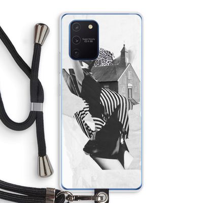 House: Samsung Galaxy Note 10 Lite Transparant Hoesje met koord
