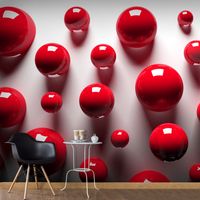 Fotobehang - Rode Ballen, premium print vliesbehang - thumbnail