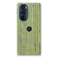 Motorola Edge 30 Pro | Bumper Hoesje | Green Wood