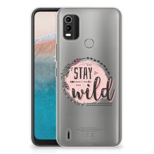 Nokia C21 Plus Telefoonhoesje met Naam Boho Stay Wild