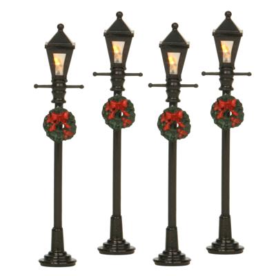 Lantern 4 pieces battery operated h10,5cm - Luville