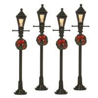 Lantern 4 pieces battery operated h10,5cm - Luville