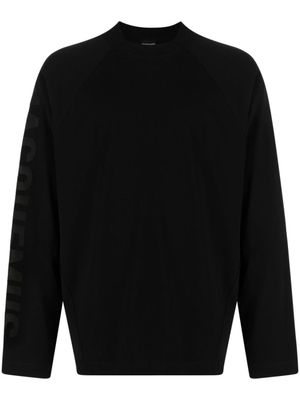 Jacquemus t-shirt à logo imprimé - Noir
