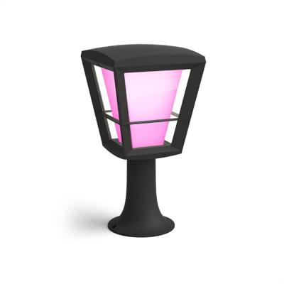 Hue Econic sokkellamp wit en gekleurd licht laag - Philips