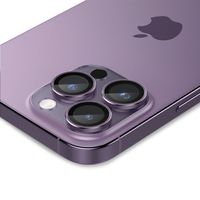 Spigen Glas.tR Ez Fit Optik Pro iPhone 14 Pro/14 Pro Max/15 Pro/15 Pro Max Lens Glazen Protector - Diep paars - thumbnail
