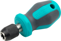 Wolfcraft handschroevendraaier | met bitopname | kort | 76 mm | 1 stuk - 1239000