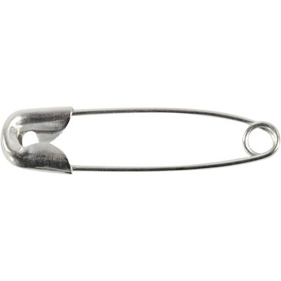Creativ Company Veiligheidsspelden, l: 22 mm, dikte 0,6 mm, zilver, 100 stuk/ 1 doos