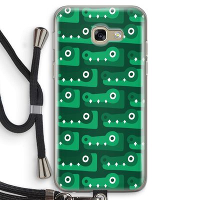 Crocs: Samsung Galaxy A5 (2017) Transparant Hoesje met koord