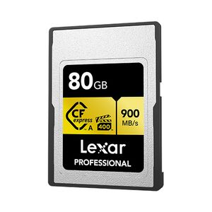 Lexar CFexpress LCAGOLD 80 GB Type A Professional geheugenkaart Gold