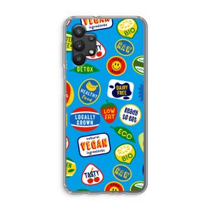 Fruitsticker: Samsung Galaxy A32 5G Transparant Hoesje