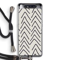Marrakech Arrows: Samsung Galaxy A80 Transparant Hoesje met koord