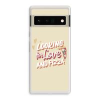 Pizza is the answer: Google Pixel 6 Pro Transparant Hoesje