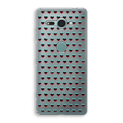 Hartjes: Sony Xperia XZ2 Compact Transparant Hoesje