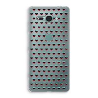 Hartjes: Sony Xperia XZ2 Compact Transparant Hoesje