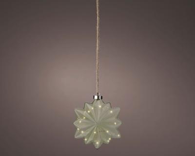 Micro LED bloem binnen L8-W19-H19cm green/warm white - Lumineo
