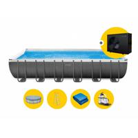 Intex Ultra XTR Frame zwembad - 732 x 366 x 132 cm - met warmtepomp, zandfilterpomp en accessoires