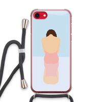 Mirror: iPhone SE 2020 Transparant Hoesje met koord
