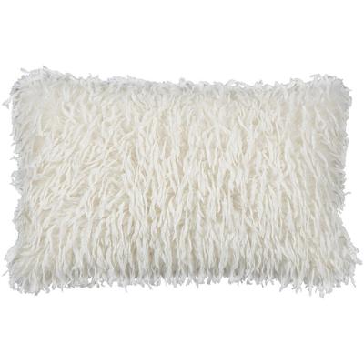 Leen Bakker - Sierkussen Jildou - Of-white - 30x50 Cm - Polyester - Wit