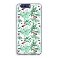 Flamingo bladeren: Honor 9 Transparant Hoesje