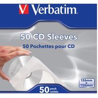 Verbatim CD Hoesjes Papier 50 stuks - thumbnail