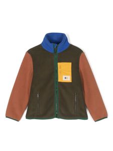 Bobo Choses veste en polaire à design colour block - Vert