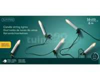 Kaarsverlichting 16 kaarsen 6m