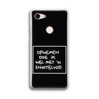 Schotelvod: Google Pixel 3 Transparant Hoesje