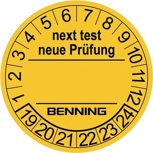 Benning Keuringsticker | d. 30 mm RL | 300 stuks - 756212 756212