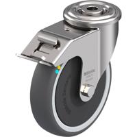 Blickle LEXR-PATH 125KFD-FI-ELS Zwenkwiel met rem Wieldiameter: 125 mm Draagvermogen (max.): 150 kg 1 stuk(s)