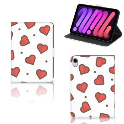 iPad Mini 6 (2021) Tablet Hoes Hearts iPad Mini 6 (2021) Tablet Hoes Hearts