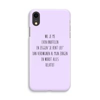 Relatief: iPhone XR Volledig Geprint Hoesje