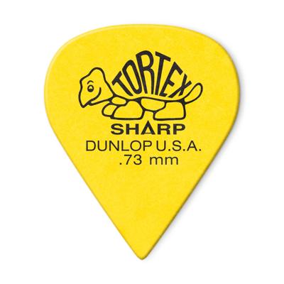 Dunlop Tortex Sharp Plectrum 0.73mm - Per Stuk