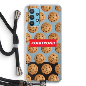 Koekerond: Samsung Galaxy A32 4G Transparant Hoesje met koord