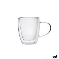 Theeglas en koffieglas Quid Serenia Transparant Glas 300 ml (6 Stuks)