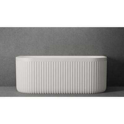 Ligbad Half Vrijstaand Ideavit Archtec Rock 170x80x63 cm Wit Ideavit