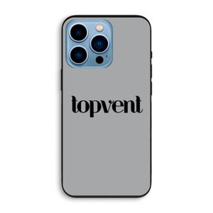 Topvent Grijs Zwart: iPhone 13 Pro Biologisch afbreekbaar hoesje